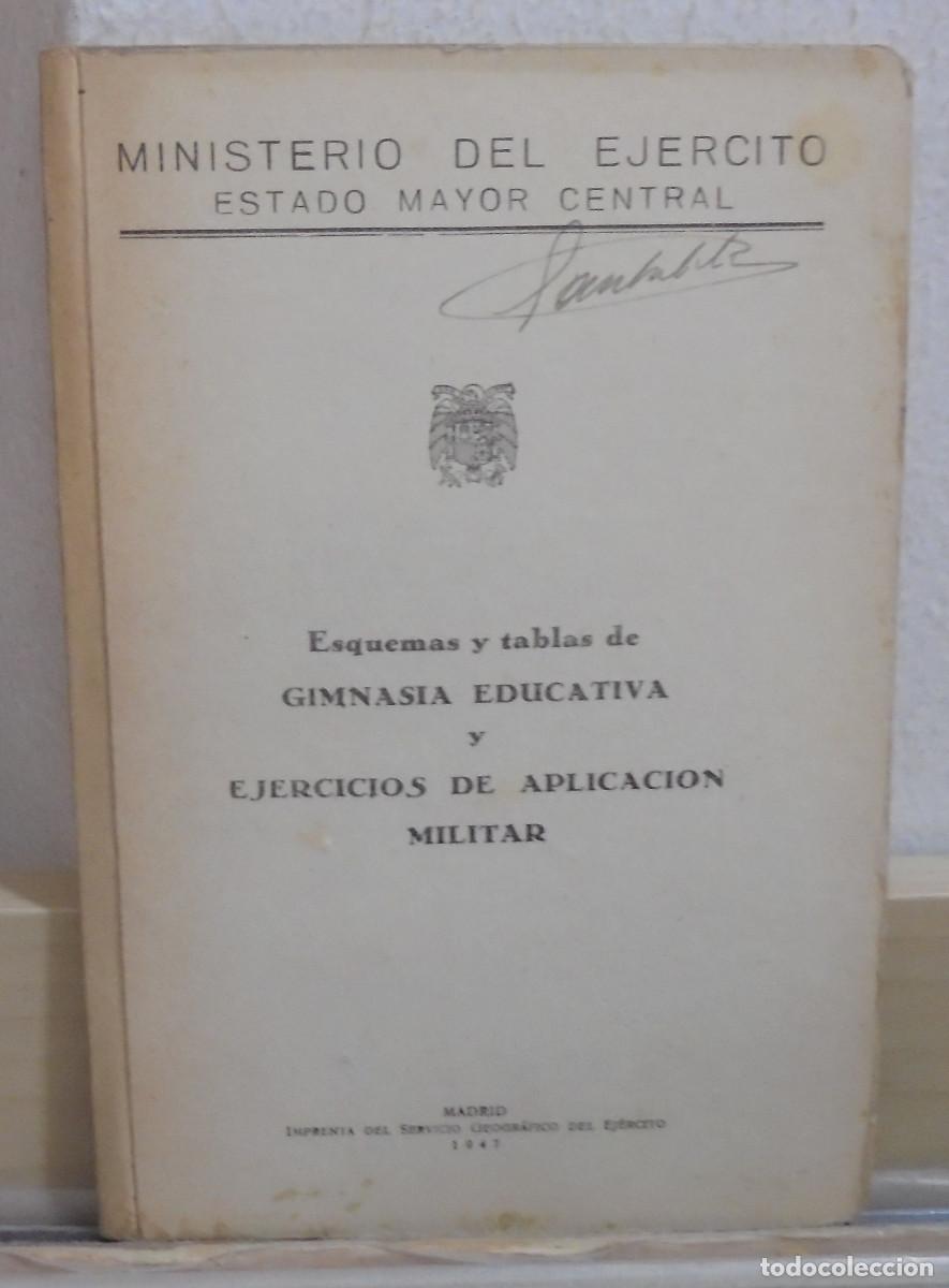 Libros de segunda mano: Esquemas y tablas de gimnasia educativa y ejercicios de aplicacion militar