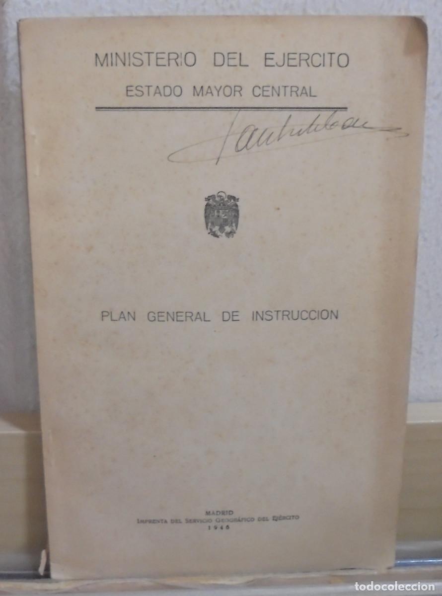 Libros de segunda mano: Plan general de instrucci&oacute;n