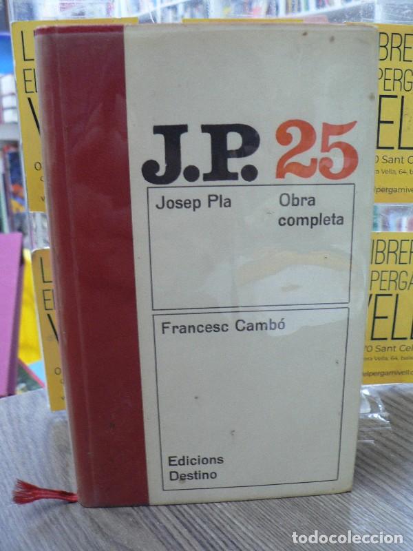 Libros de segunda mano: Francesc Camb&oacute;: Materials per a una hist&ograve;ria - Josep Pla - Destino Edicions - Obra Completa, 25