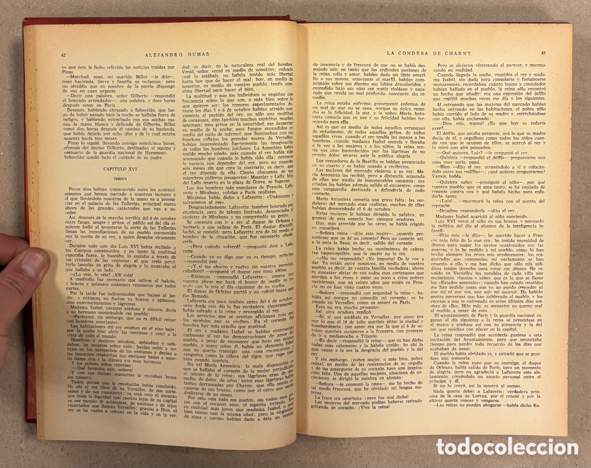 Libros de segunda mano: LA CONDESA DE CHARNY. ALEJANDRO DUMAS. EDICIONES ALONSO 1966 - Foto 3