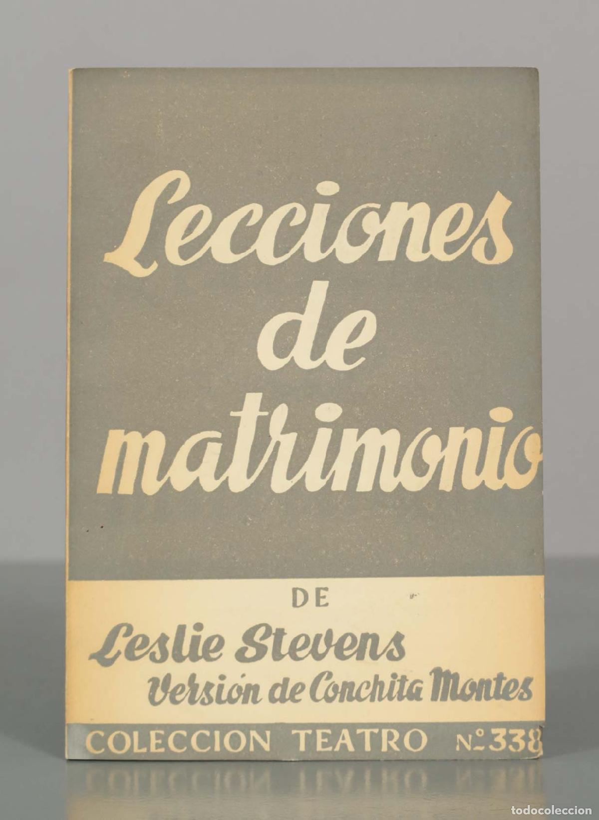 Livres d'occasion: Lecciones de matrimonio - Leslie Stevens - Escelicer