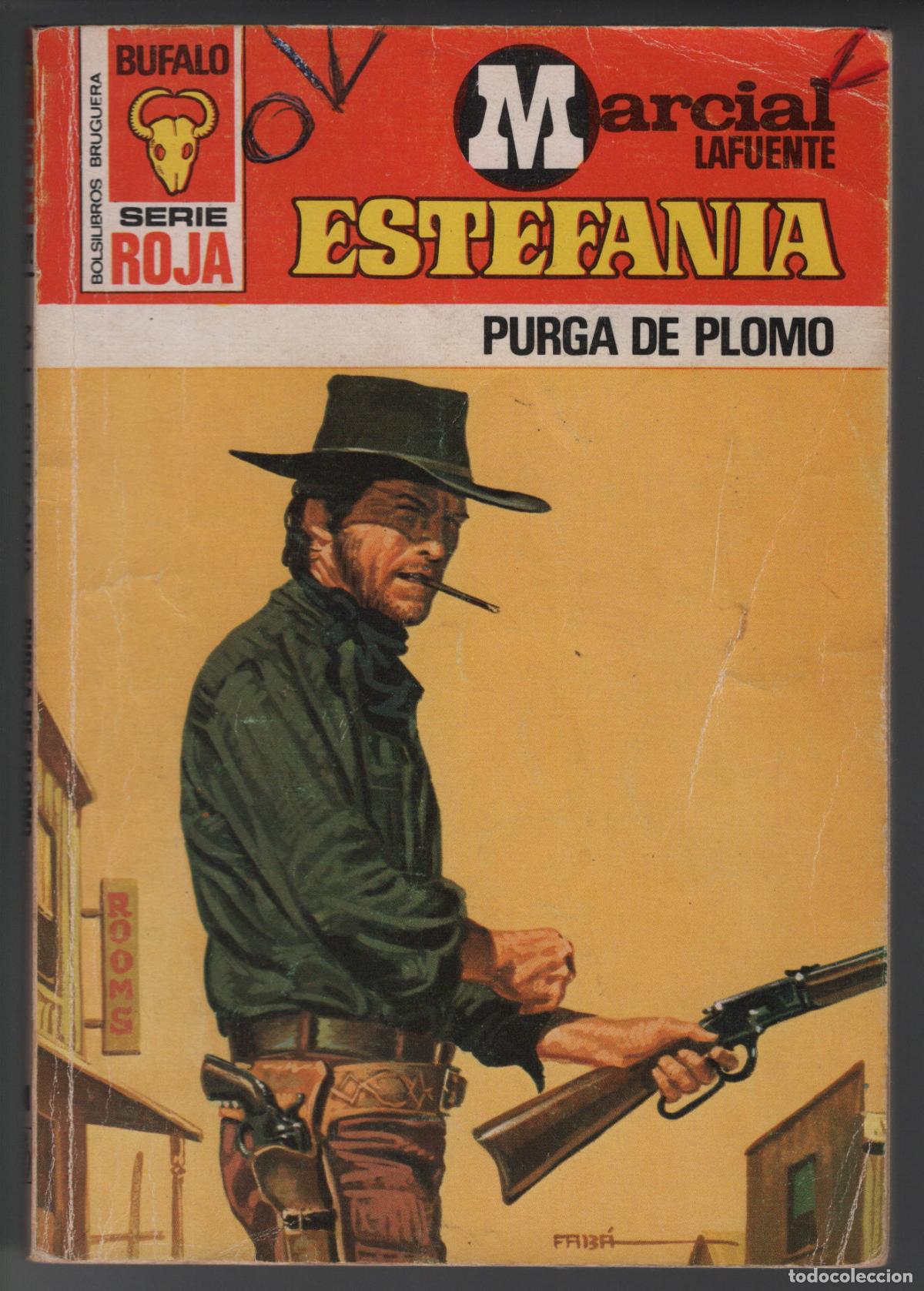 Libri di seconda mano: BUFALO ROJA 1272 - PURGA DE PLOMO - ESTEFANIA - BOLSILIBRO - ED. BRUGUERA