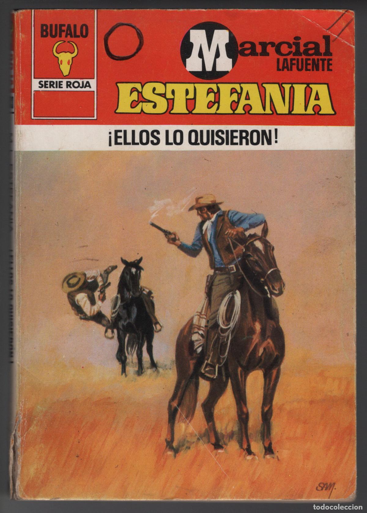 Libros de segunda mano: BUFALO ROJA 1333 - ELLOS LO QUISIERON - ESTEFANIA - BOLSILIBRO - ED. BRUGUERA