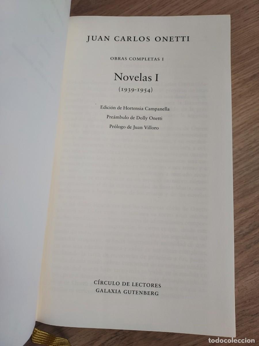 Libros de segunda mano: Juan Carlos Onetti - NOVELAS I (1939-1954) - Foto 5