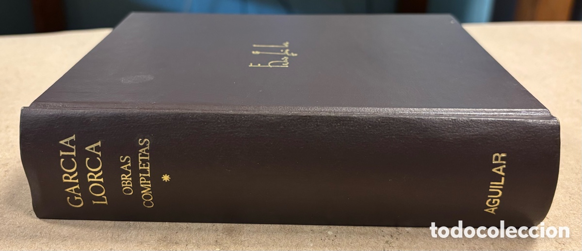 Libros de segunda mano: FEDERICO GARC&Iacute;A LORCA &ldquo;OBRAS COMPLETAS&rdquo; TOMO 1. AGUILAR DE EDICIONES 1988. EDICI&Oacute;N DEL CINCUENTENARI