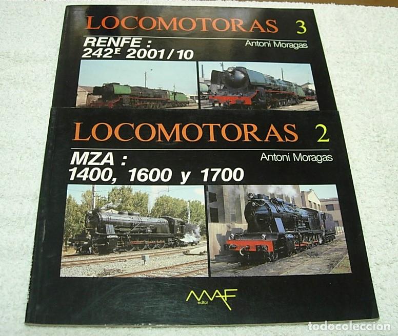 Livres d'occasion: Libros LOCOMOTORAS 2 y LOCOMOTORAS 3 de Antoni Moragas M.A.F. Editor 1988-89 Raros