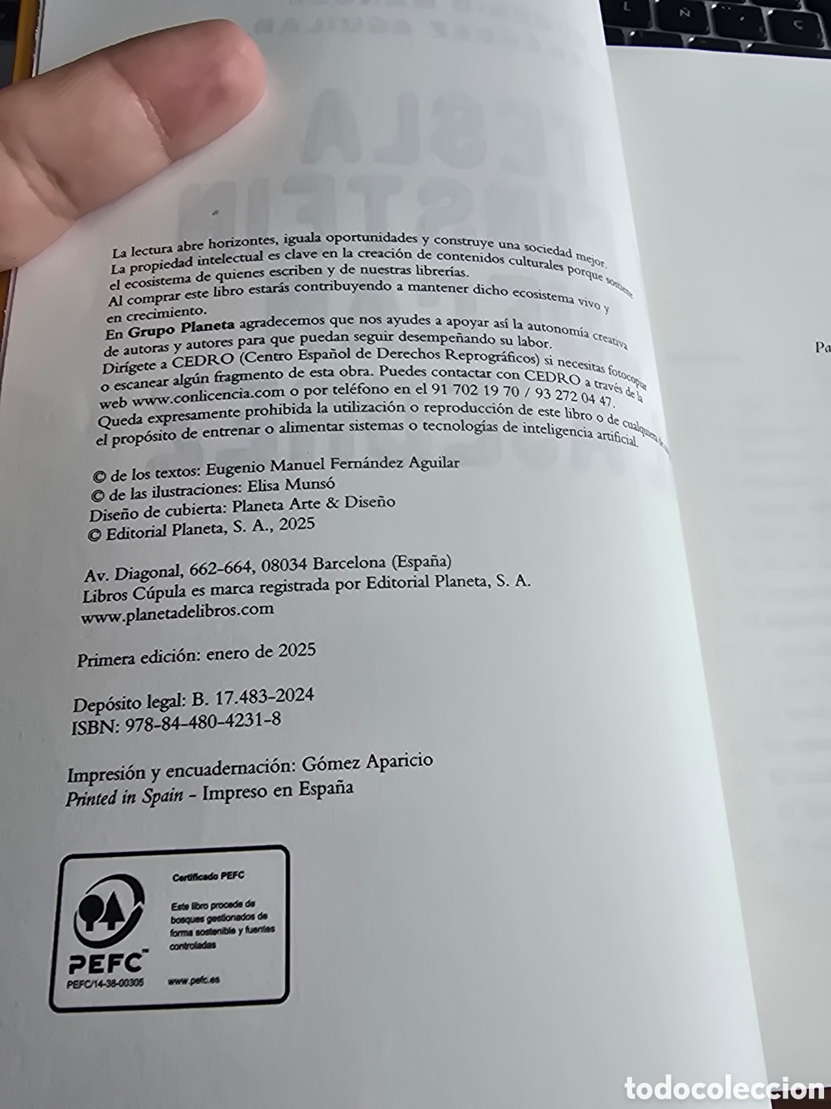Libros de segunda mano: Tesla y Einstein juegan al ajedrez Fern&aacute;ndez, Eugenio LIBROS CUPULA 2025 Divulgacion cientifica - Foto 3