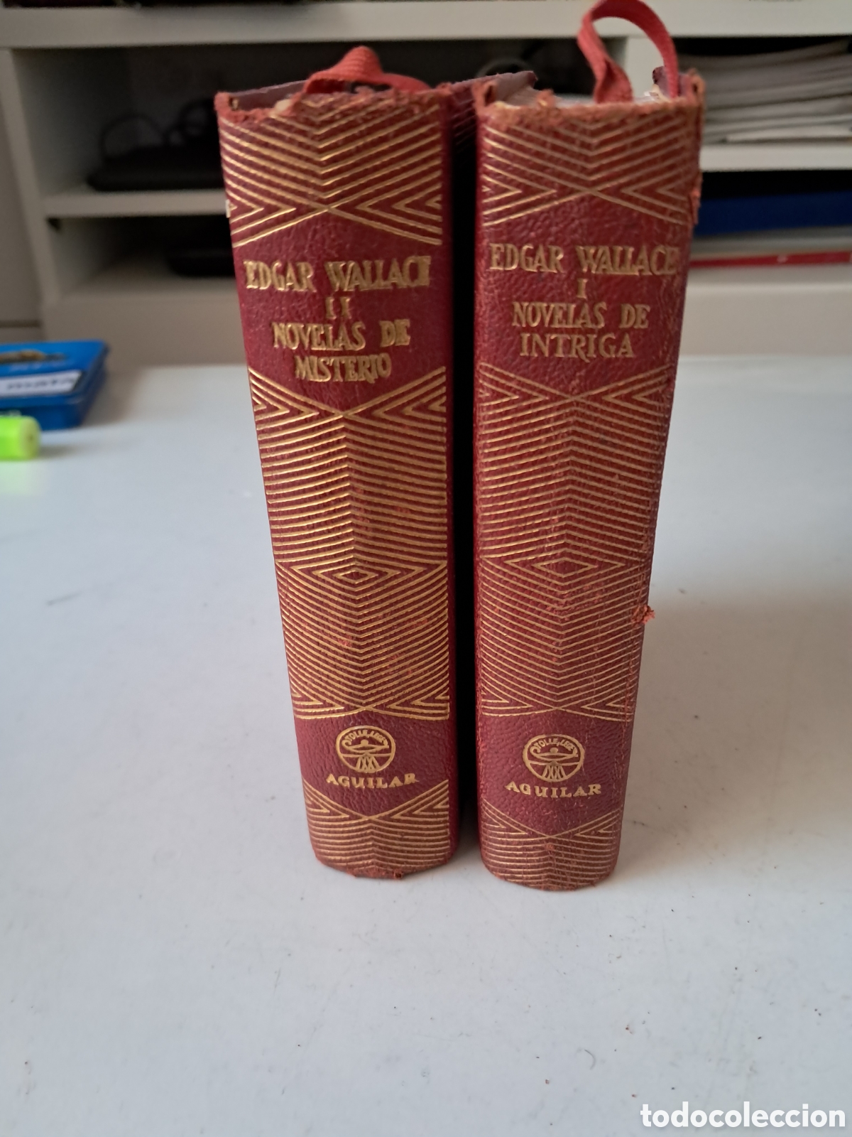 Libros de segunda mano: AGUILAR, NOVELAS DE INTRIGA Y MISTERIO, EDGAR WALLACE, 1952, 3&ordf;EDICI&Oacute;N