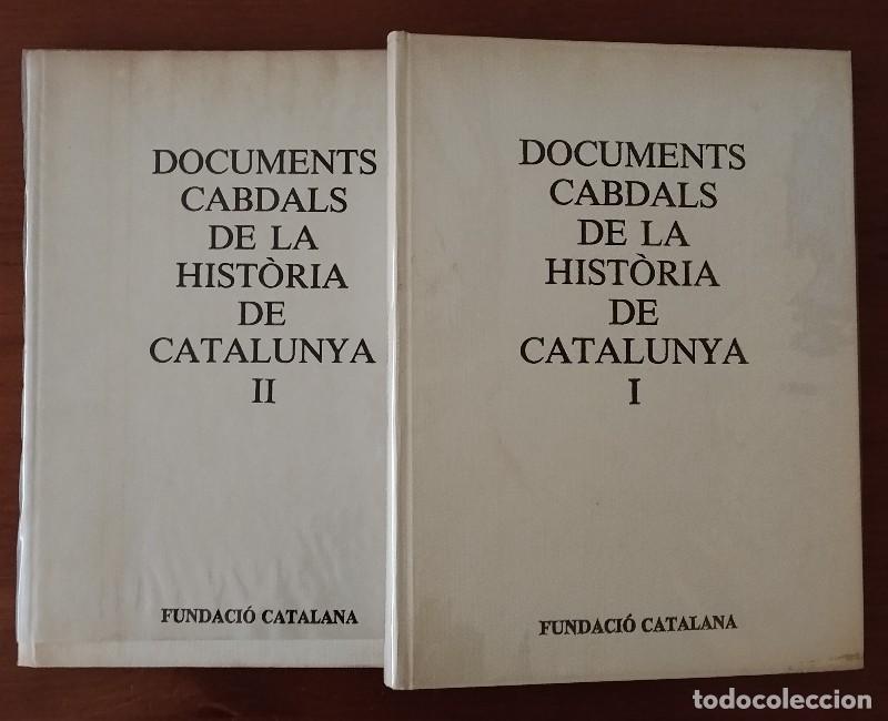 Libros de segunda mano: Documents cabdals de la hist&ograve;ria de Catalunya (2 Vols) - Udina, Escart&iacute;n, Termes - Fundaci&oacute; Catalana