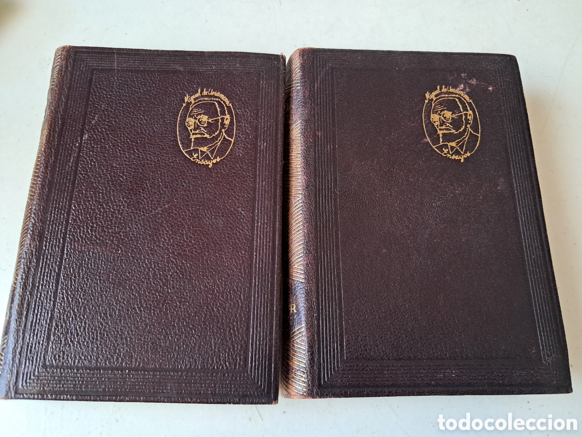 Libros de segunda mano: AGUILAR ,ENSAYOS . MIGUEL DE UNAMUNO. 1945, DOS TOMOS.