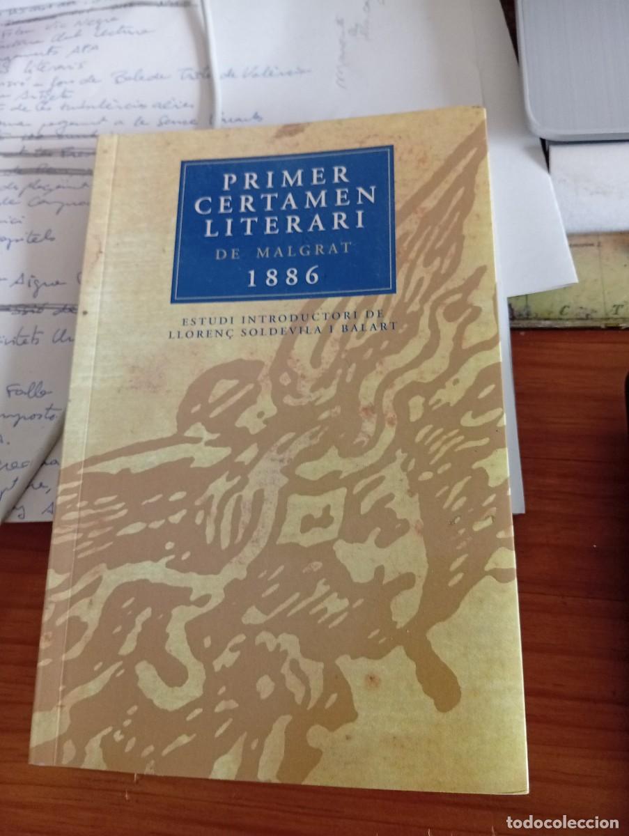 Libros de segunda mano: PRIMER CERTAMEN LITERARI DE MALGRAT. 1986. Edici&oacute; facs&iacute;mil de 1998.
