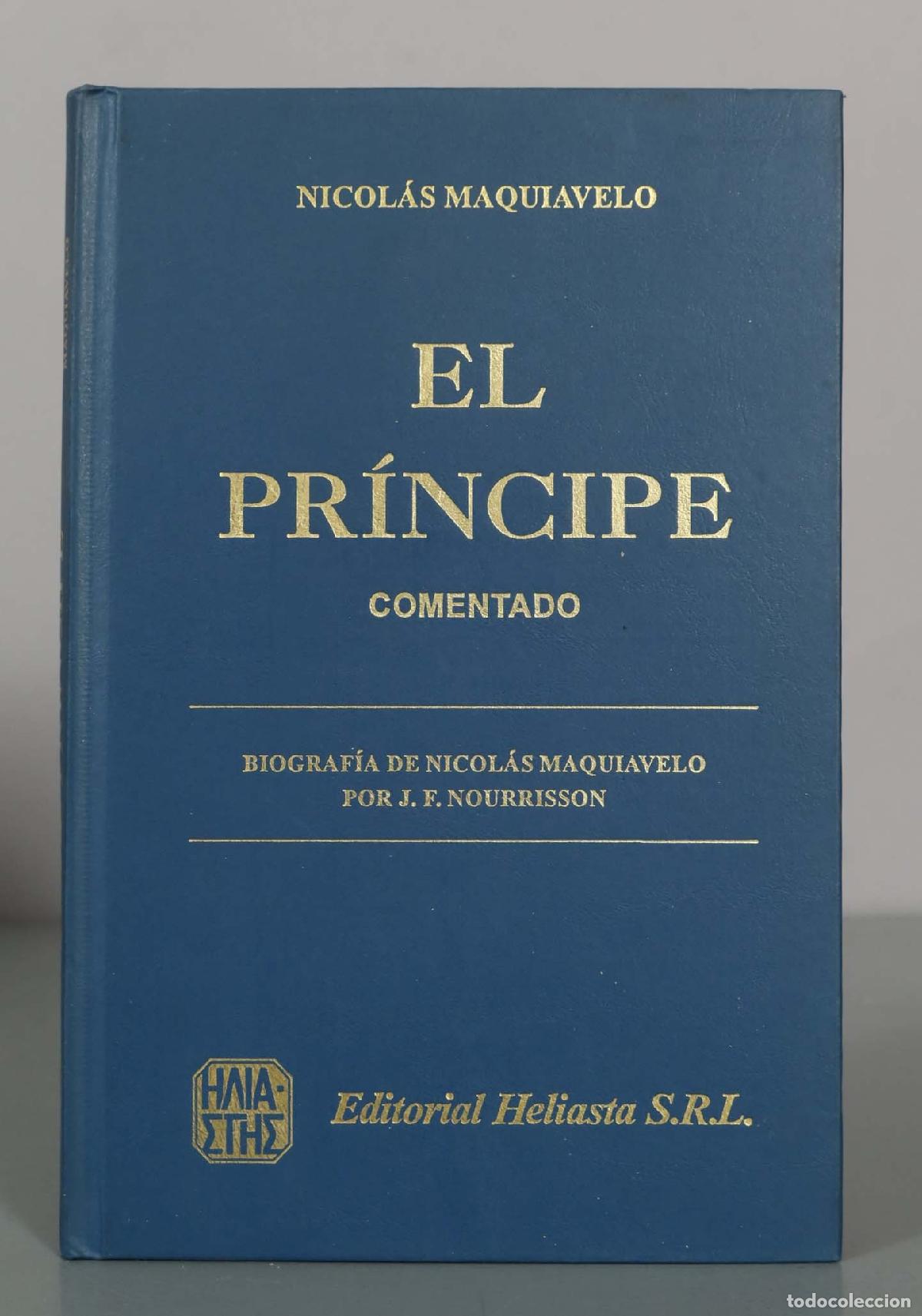 Libros de segunda mano: El Pr&iacute;ncipe - Nicol&aacute;s Maquiavelo - Editorial Heliasta