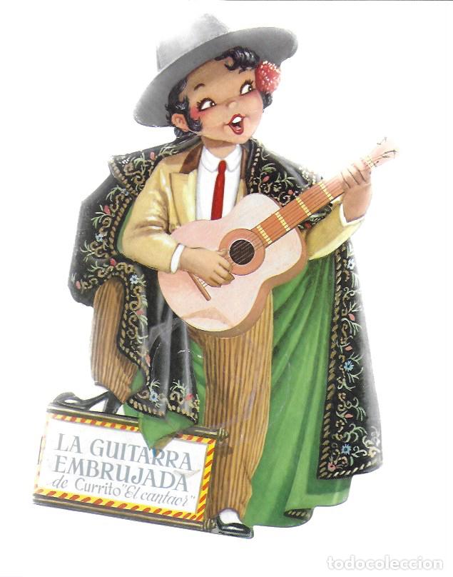 Libros de segunda mano: La guitarra embrujada de Currito El Cantaor / Texto y dibujos J. Ferr&aacute;ndiz. BCN : V&iacute;lcar, 1985.