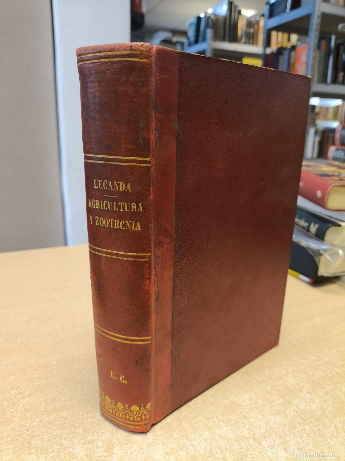 Livres d'occasion: ELEMENTOS DE AGRICULTURA Y ZOOTECNIA - HIJOS DE RODRIGUEZ 1875 - AUGUSTO LECANDA CHAVES - AUGUSTO LE