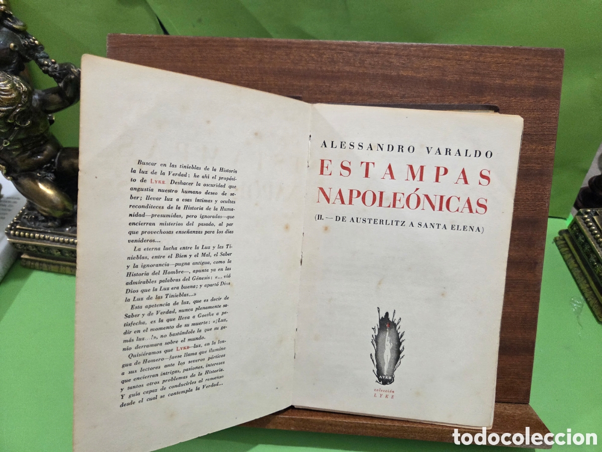 Libros de segunda mano: &rdquo;&rdquo;ESTAMPAS NAPOLEONICAS&rdquo;&rdquo;...TOMO II...DE AUSTERLITZ A SANTA ELENA...ALESSANDRO VARALDO...LYKE...1944