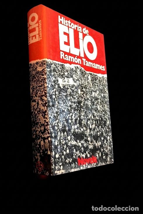 Libros de segunda mano: �F3360 - HISTORIA DE ELIO. RAMON TAMARES. UNA NOVELA EXTRA&Ntilde;A. EDITORIAL PLANETA 1976.