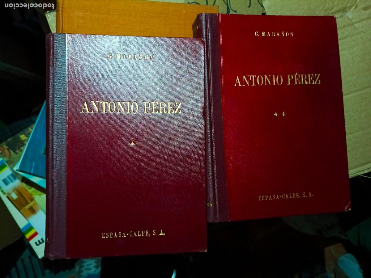 Libros de segunda mano: ANTONIO P&Eacute;REZ. G. MARA&Ntilde;&Oacute;N. ESPASA-CALPE