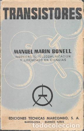 Libros de segunda mano: TRANSISTORES - MARIN BONELL, MANUEL - A-RADIO-0153