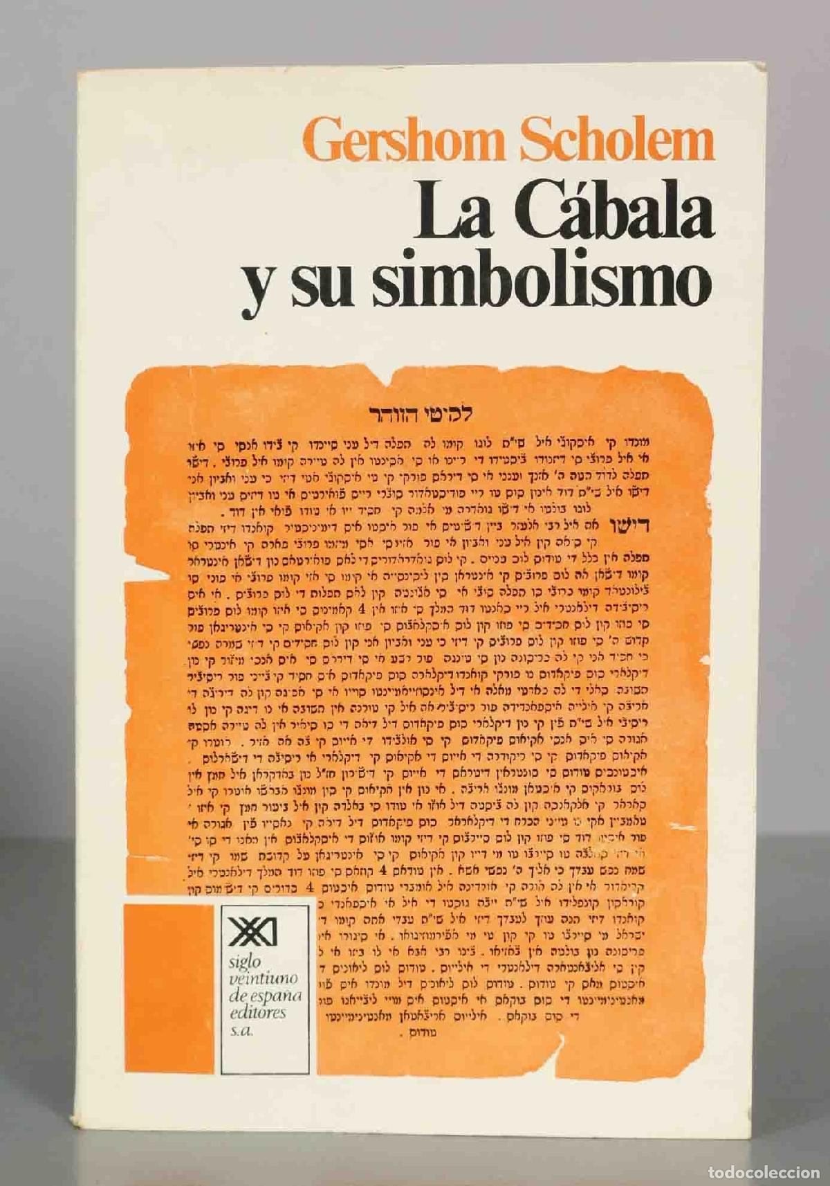 Libros de segunda mano: La C&aacute;bala y su simbolismo - Gershom Scholem - Siglo Veintiuno de Espa&ntilde;a Editores