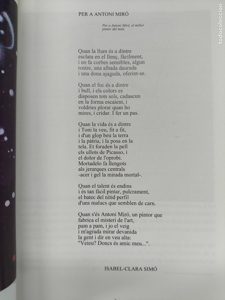 Libros de segunda mano: ANTONIO MIR&Oacute;. ANTOLOGIA / VV.AA / 1999 - Foto 4