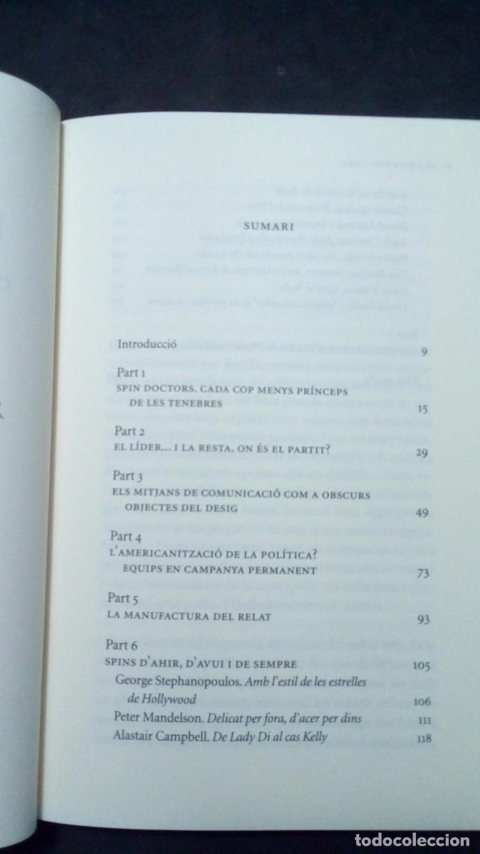 Libros de segunda mano: ELS SPIN DOCTORS DE TONI AIRA (COLUMNA)-COMO NUEVO - Foto 4