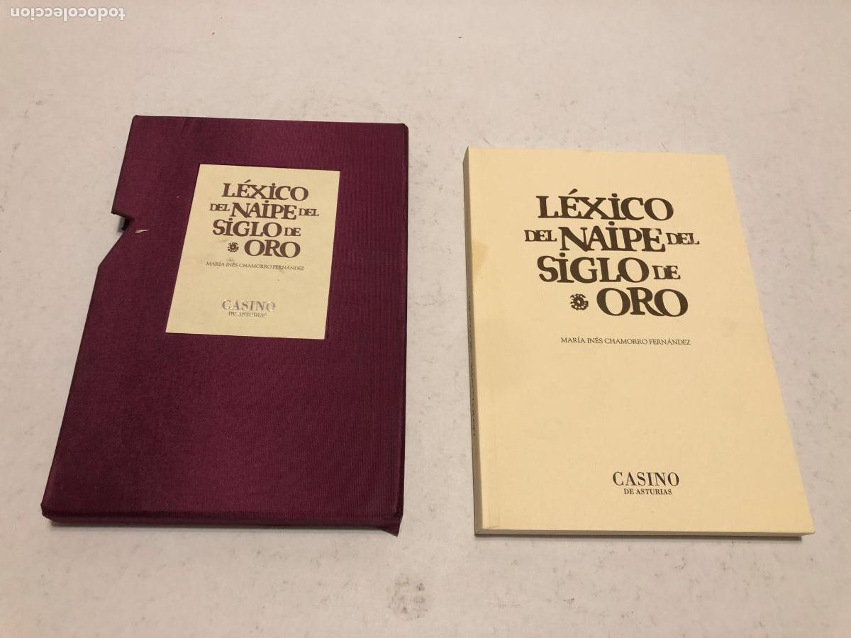 Libros de segunda mano: Lexico del Naipe del siglo de oro - Maria Ines Chamorro Fernandez - ediciones Trea 2005