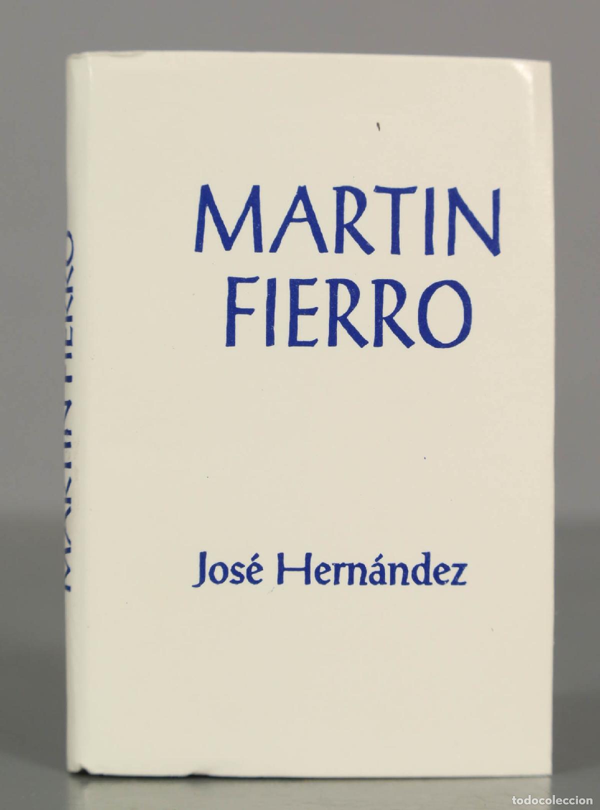 Libros de segunda mano: LIBRO MINIATURA. MARTIN FIERRO. Jos&eacute; Hem&aacute;ndez. SAIRAM.