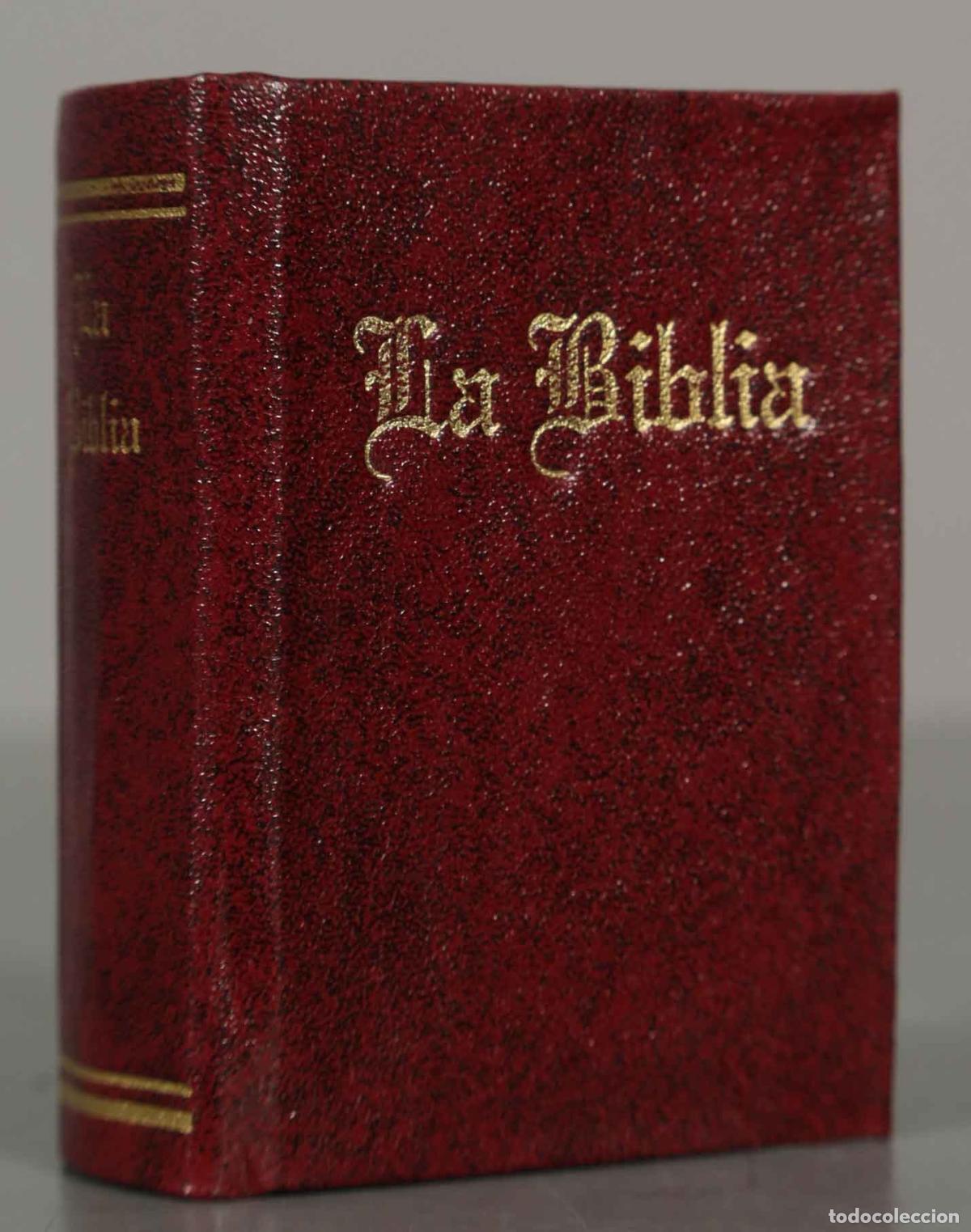 Libros de segunda mano: LIBRO MINIATURA. La Biblia. GUZMAN.