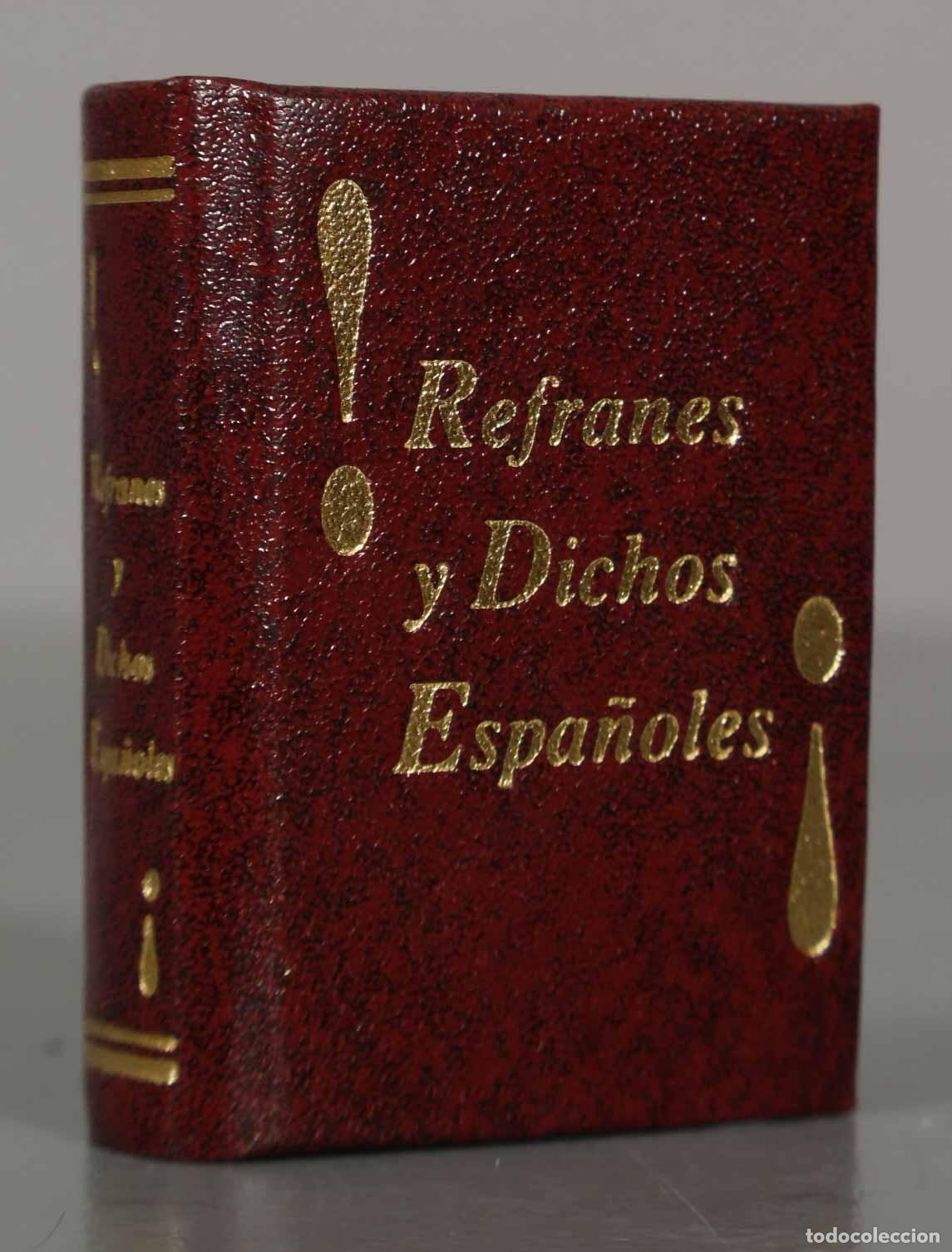 Libros de segunda mano: LIBRO MINIATURA. &iexcl; Refranes y Dichos Espa&ntilde;oles ! GUZMAN.