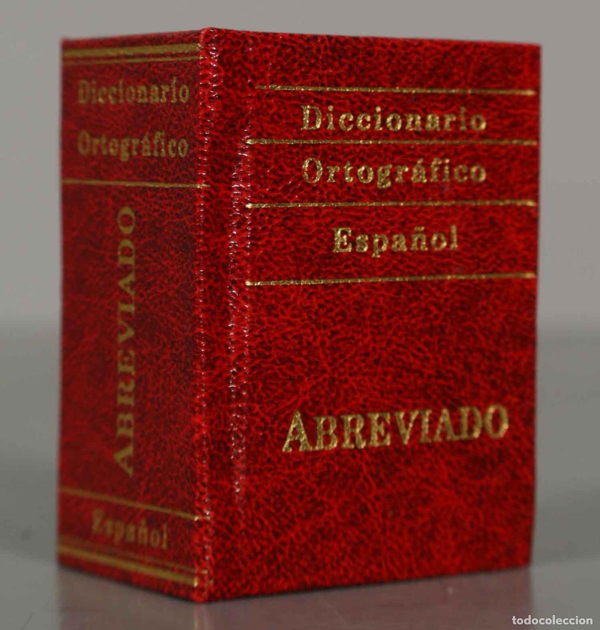 Libros de segunda mano: LIBRO MINIATURA. Diccionario Ortogr&aacute;fico Espa&ntilde;ol ABREVIADO.