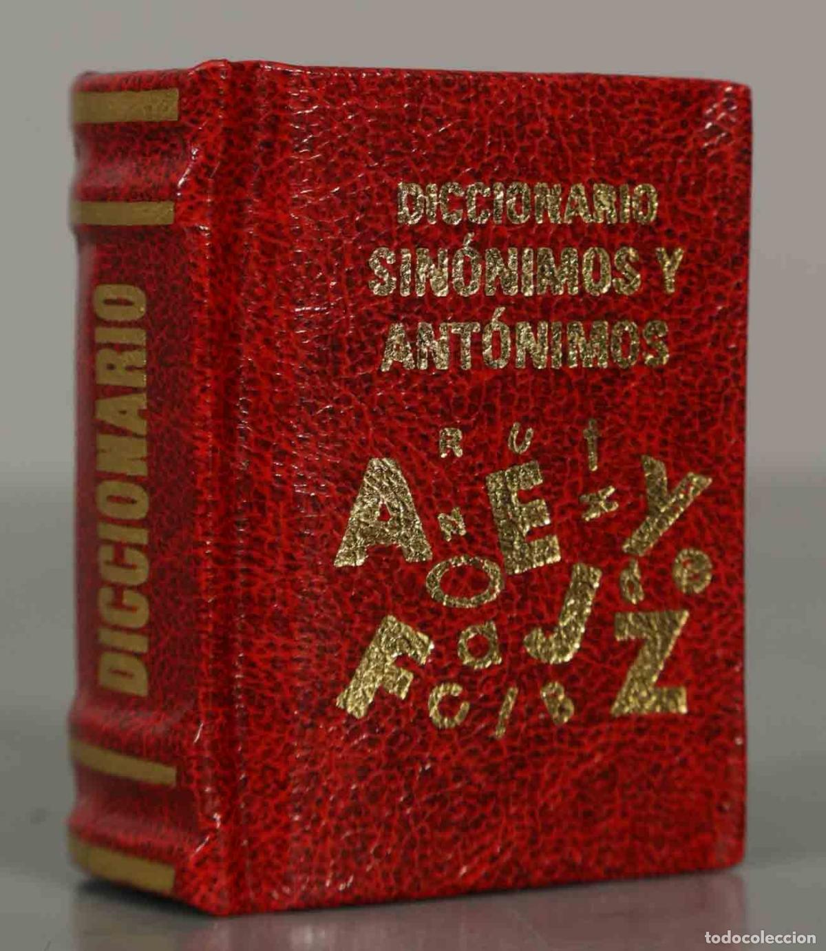 Libros de segunda mano: LIBRO MINIATURA. DICCIONARIO. SIN&Oacute;NIMOS Y ANT&Oacute;NIMOS.