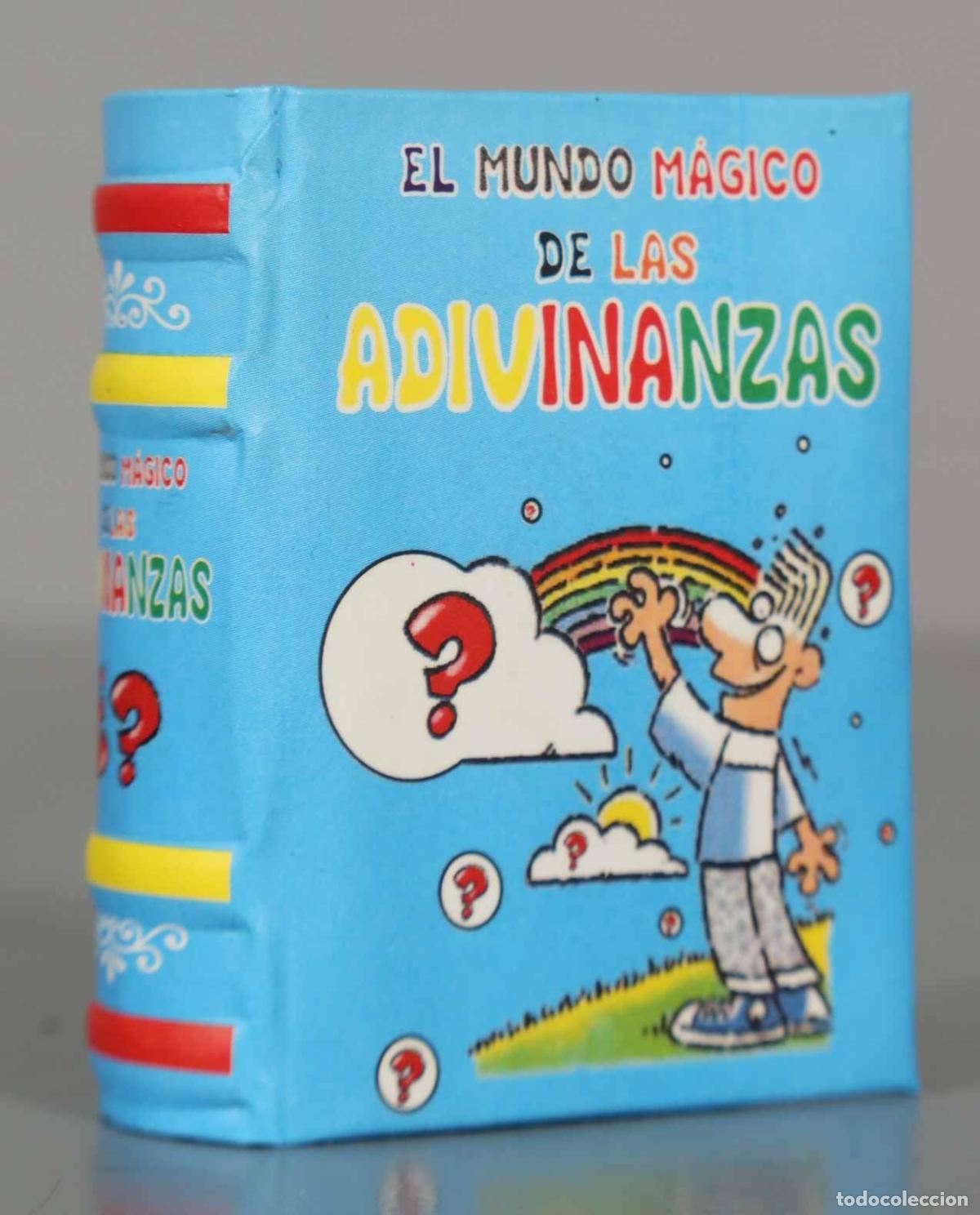 Libros de segunda mano: LIBRO MINIATURA. EL MUNDO MAGICO DE LAS ADIVINANZAS.