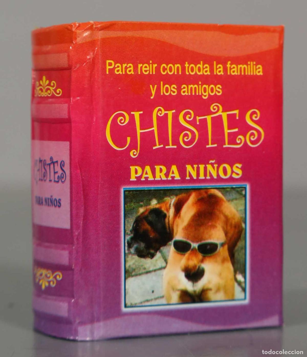 Libros de segunda mano: LIBRO MINIATURA. Para reir con toda la familia y los amigos. CHISTES PARA NI&Ntilde;OS.