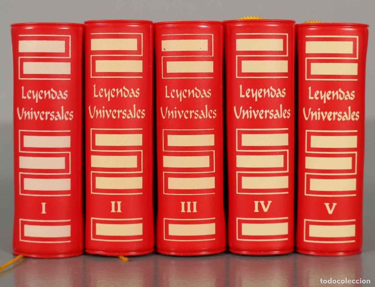 Libros de segunda mano: LIBRO MINIATURA. LEYENDAS UNIVERSALES. 5 TOMOS. SAIRAM.