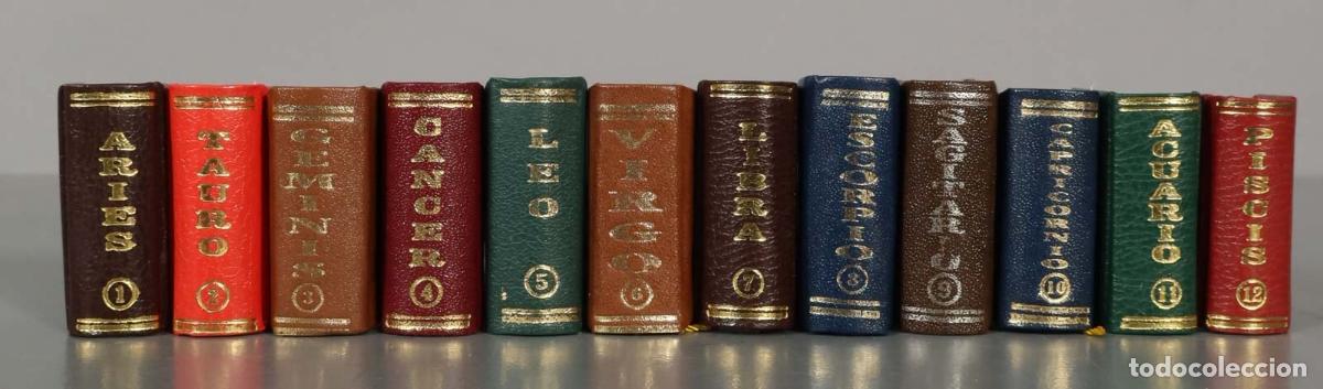Libros de segunda mano: LIBRO MINIATURA. 12 SIGNOS DEL ZODIACO. 12 TOMOS. GUZMAN.
