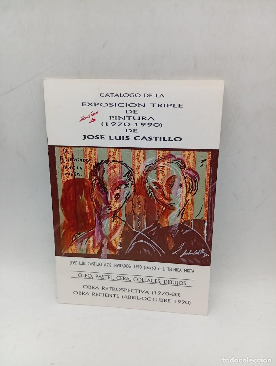 Libros de segunda mano: EXPOSICION DE PINTURA DE JOSE LUI CASTILLO EN CAFE MALVARROSA/CAFE NEGRITO/LA MARXA. VALENCIA, 1990.