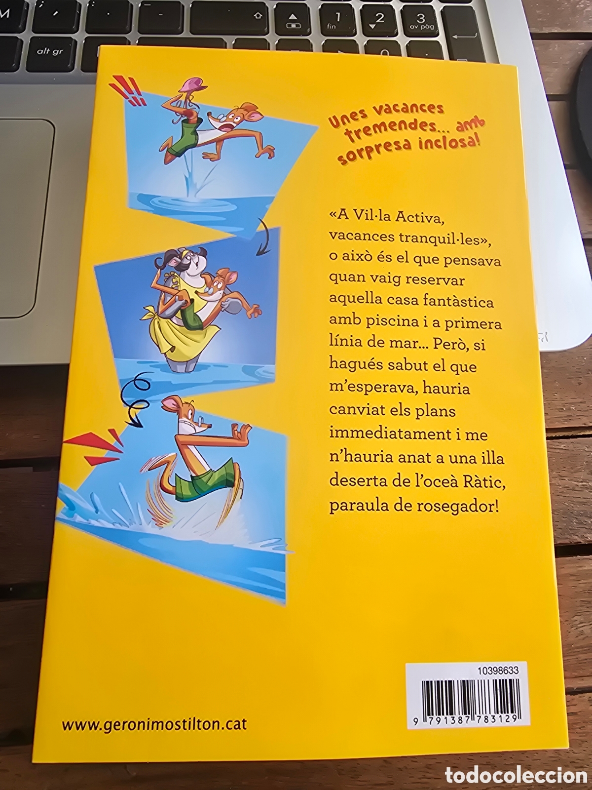 Libros de segunda mano: Un amic inesperat Geronimo Stilton ESTRELLA POLAR 2026 CATAL&Aacute;N - Foto 2