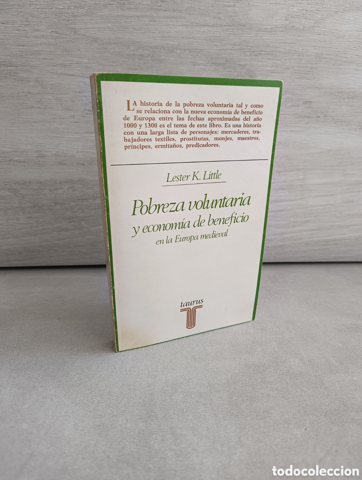 Libri di seconda mano: POBREZA VOLUNTARIA Y ECONOMIA DE BENEFICIO EN LA EUROPA MEDIEVAL - LESTER K. LITTLE - TAURUS