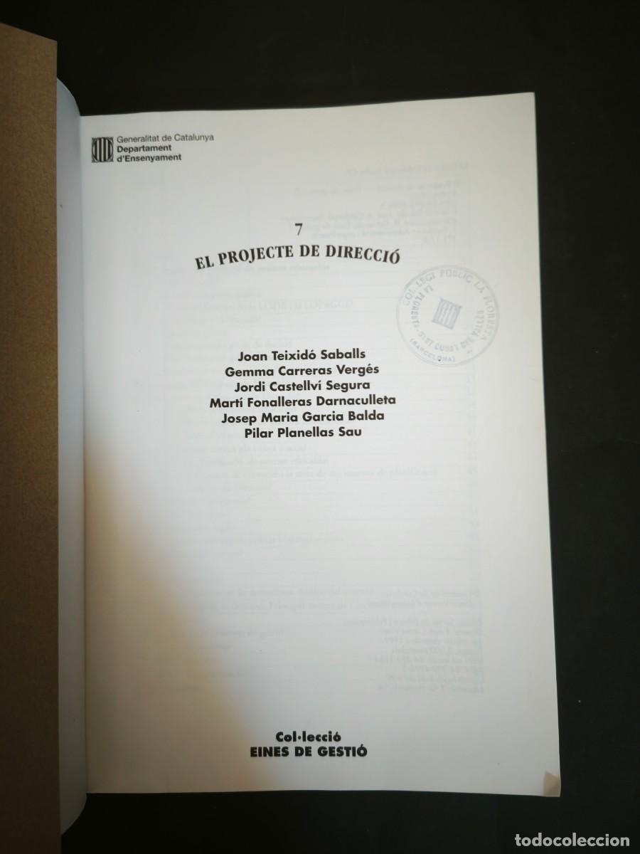 Libros de segunda mano: 7. El projecte de direcci&oacute; - VVAA - Foto 2