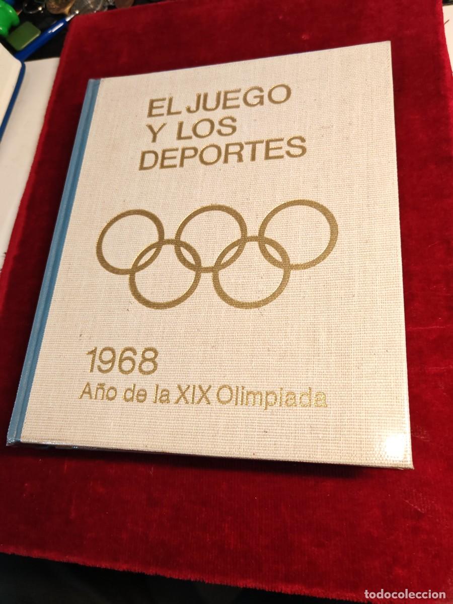 Libros de segunda mano: Libro el juego y los deportes 1968 a&ntilde;o de la XIX Olimpiada Montaner y Sim&oacute;n