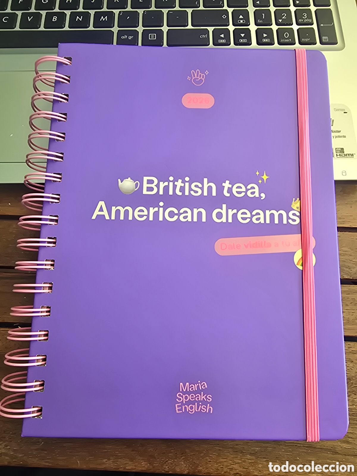 Libros de segunda mano: Agenda anual semanal 2026 Mar&iacute;a Speaks English TANTANFAN