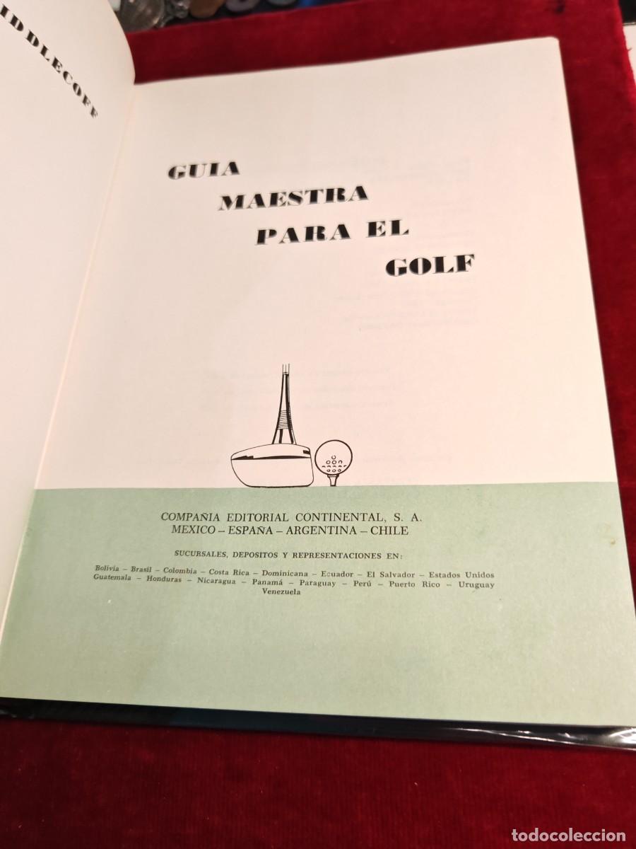 Libros de segunda mano: Libro gu&iacute;a maestra para el golf