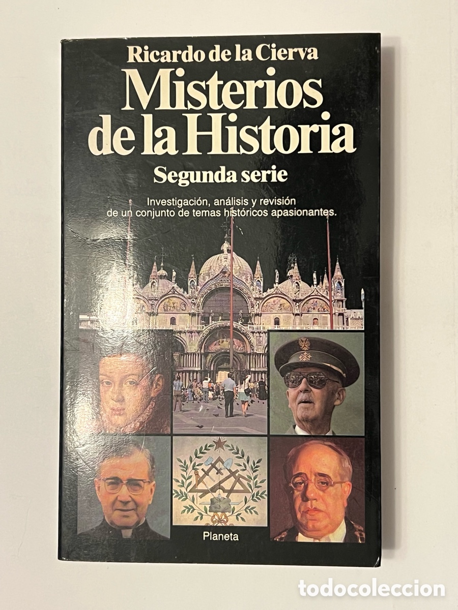 Libros de segunda mano: RICARDO DE LA CIERVA. MISTERIOS DE LA HISTORIA. SEGUNDA SERIE. Planeta (a.1992)