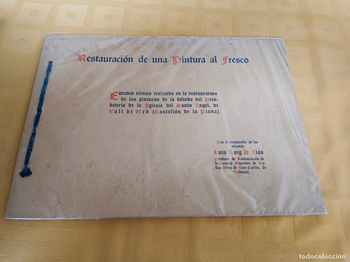 Livres d'occasion: RESTAURACION DE UNA PINTURA AL FRESCO - Luis Roig D&acute;Alos