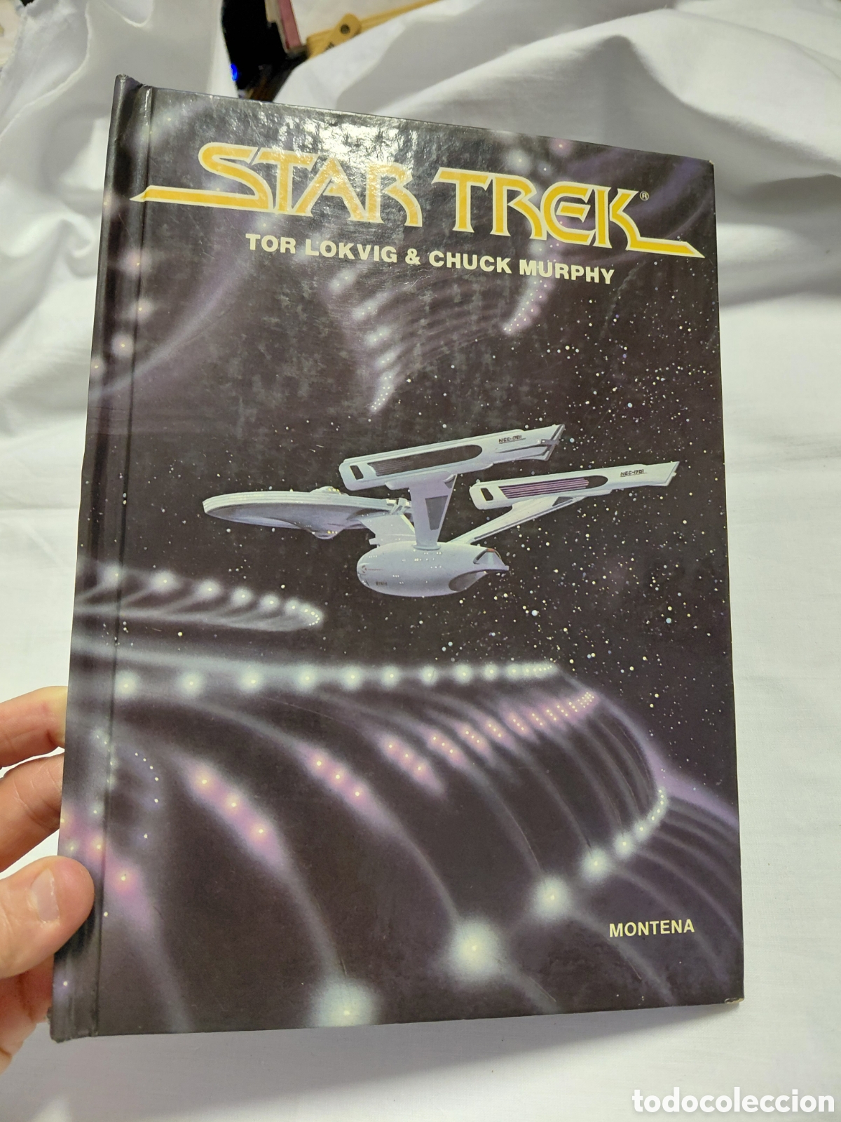 Libros de segunda mano: STAR TREK ( TOR LOKVIG & CHUCK MURPHY )- LIBRO POP -UP . MONTENA 1980