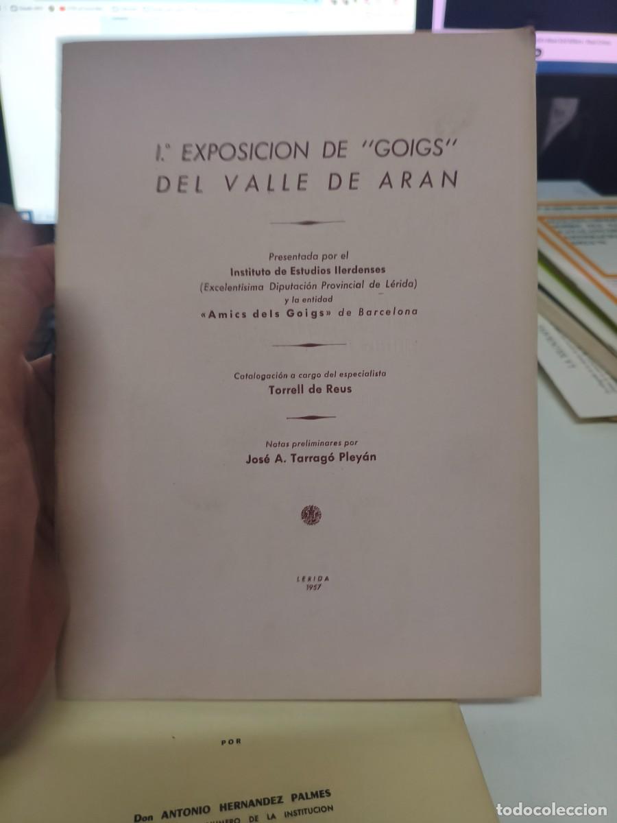 Libros de segunda mano: 1&ordf; Exposici&oacute;n de Goigs del Valle de Aran. Jos&eacute; Tarrago Pley&aacute;n Ilerdenses Amics goig