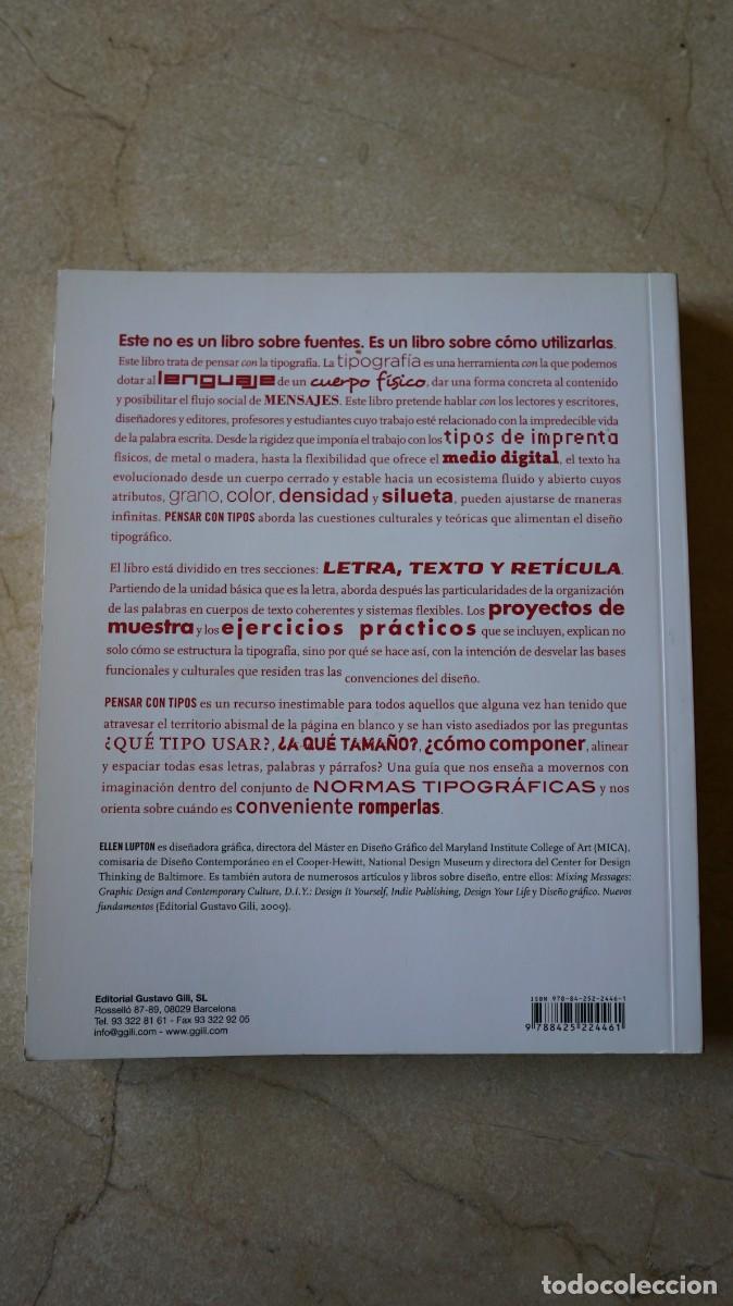 Libros de segunda mano: Pensar con tipos - Ellen Lupton - Foto 4