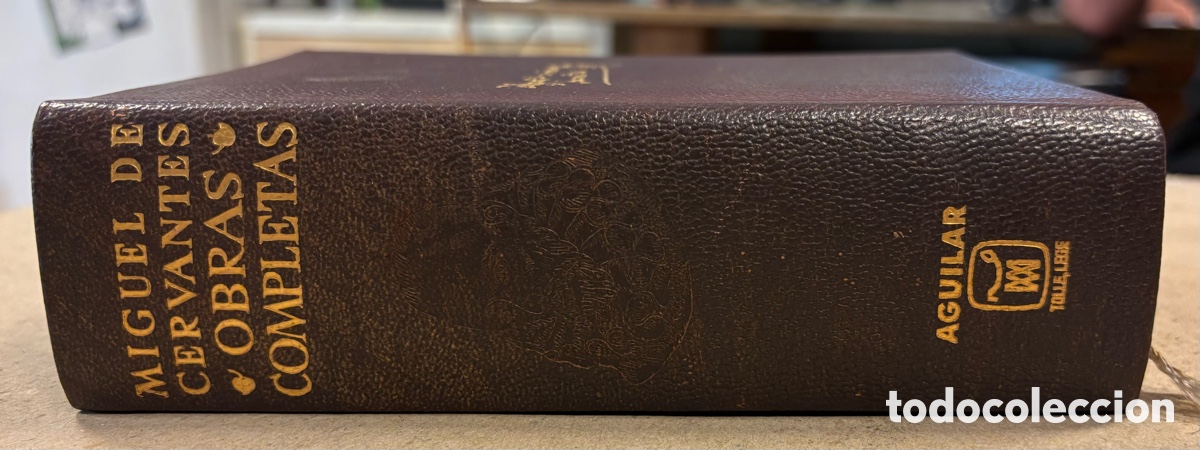 Libros de segunda mano: MIGUEL DE CERVANTES SAAVEDRA &ldquo;OBRAS COMPLETAS&rdquo; TOMO I. AGUILAR DE EDICIONES 1967.