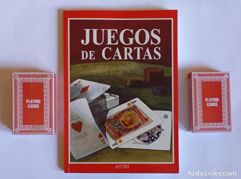 Libros de segunda mano: JUEGOS DE CARTAS - LIBRO MAS DOS MAZOS DE CARTAS NUEVOS - EDITORIAL ASTRI . 1998