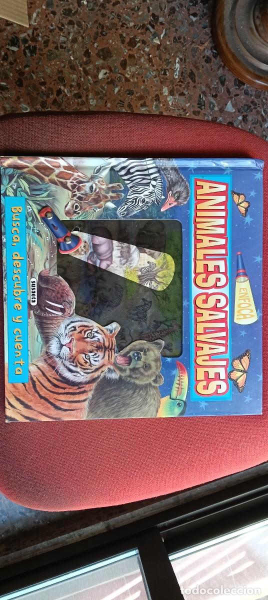 Libros de segunda mano: Animales Salvajes Susaeta / Enfoca. Busca, descubre y cuenta